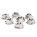 M3 M4 M5 Stainless Steel SS316L Serrated Flange Lock Nut DIN6923